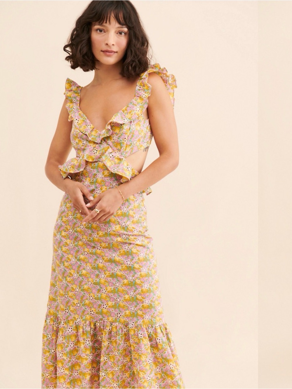 ASTR The Label Olivet Cut Out Dress